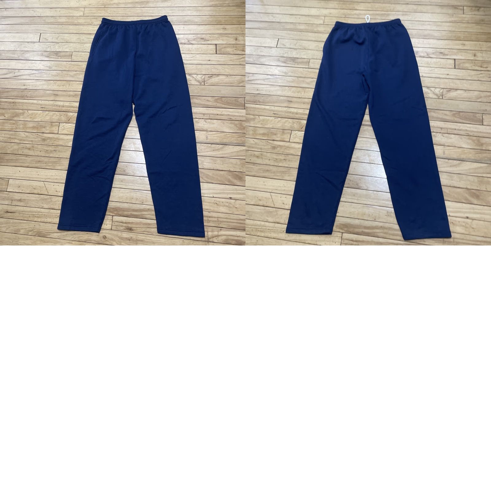 Hanes VINTAGE Hanes Sweatpants Men L Blue Joggers 90s Sports Casual Comfort Size US 33 - 11 Thumbnail