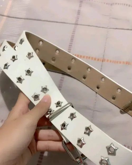 Japanese Brand Belts 110cm Star Hole Belt Size ONE SIZE - 4 Thumbnail
