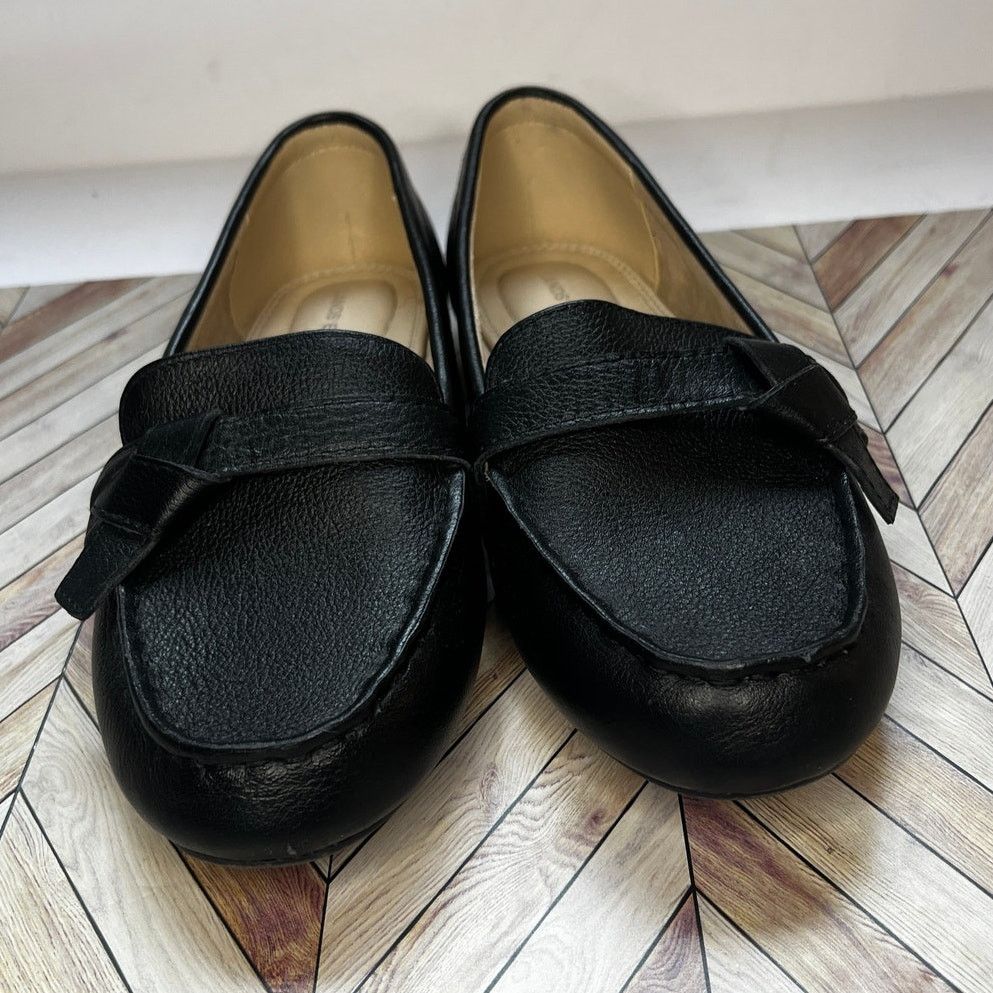 Lands' End Lands' End Leather Penny Loafer Flat Black Women's 5.5D Size US 6.5 / IT 36.5 - 5 Thumbnail