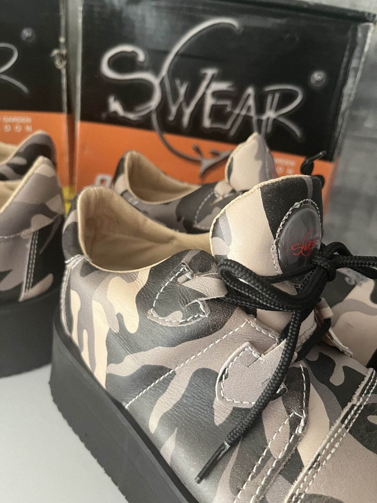SWEAR London Swear alternative white camo Size US 10 / EU 43 - 3 Thumbnail