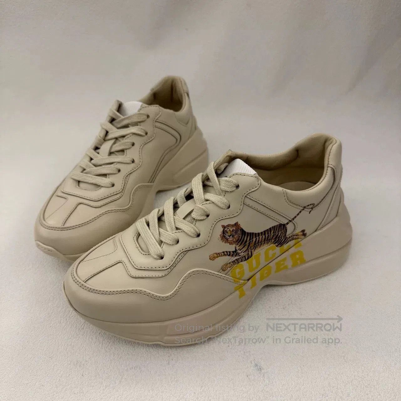 Gucci gucci rhyton leather low. Size US 5.5 / IT 35.5 - 1 Thumbnail