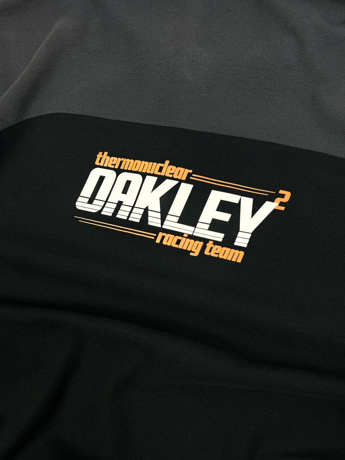 Oakley Vintage Oakley Thermonuclear Racing Team Rugby Shirt XXL Size US XXL / EU 58 / 5 - 11 Thumbnail