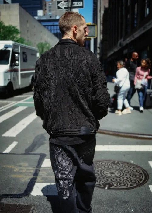 supreme×coogi trucker jacket