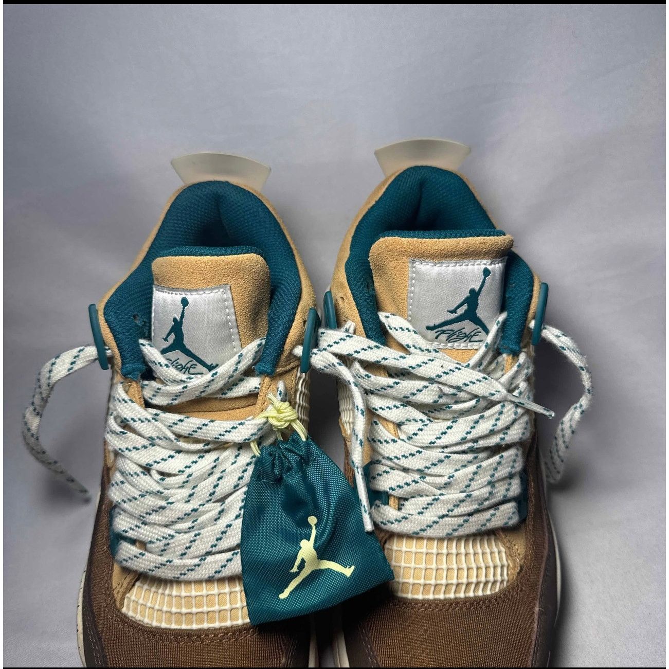 Jordan Brand × Nike Size 5.5 - Nike Air Jordan 4 Retro GS Cacao Wow Men's Shoes Size US 5.5 / EU 38 - 9 Thumbnail