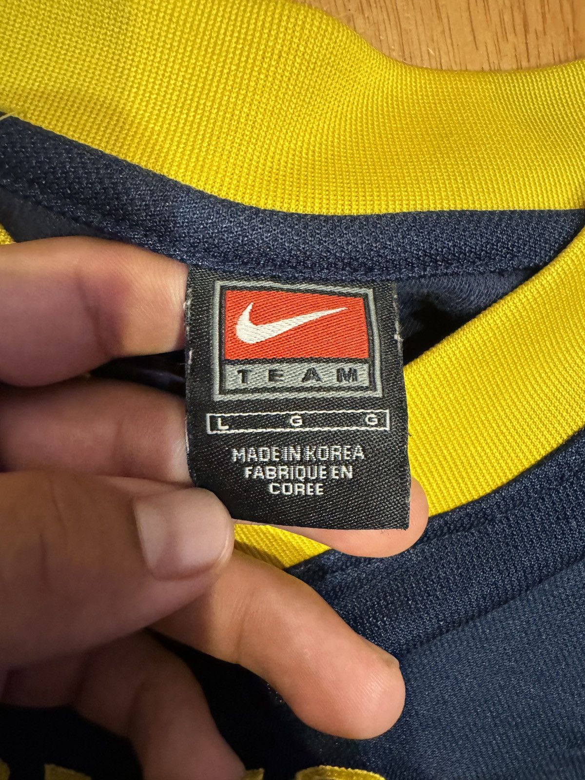 Nike VINTAGE 2000’s MICHIGAN JERSEY Size US L / EU 52-54 / 3 - 5 Thumbnail