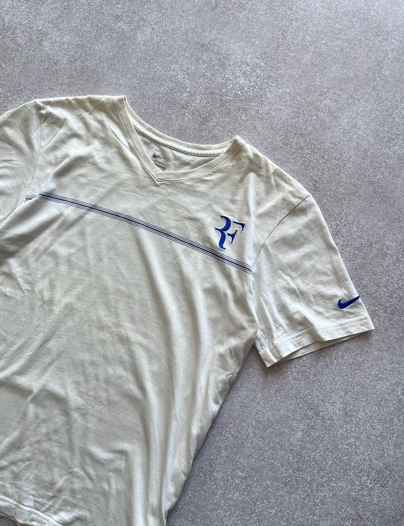 Nike × Vintage Vintage Nike Roger Federer Court T-shirt M Size US M / EU 48-50 / 2 - 3 Thumbnail