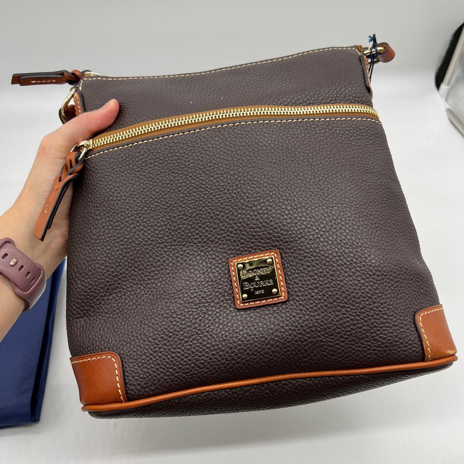 Dooney & Bourke Dooney & Bourke Pebble Leather Crossbody Handbags Size ONE SIZE - 1 Thumbnail