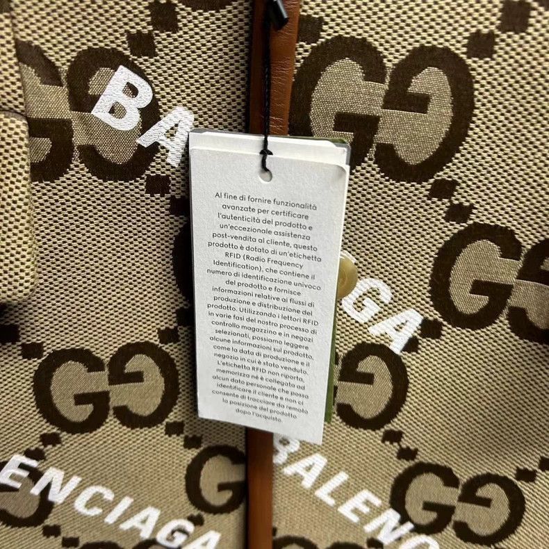 Gucci guccibalenciaga's latest brown logo jacket-2507 Size US L / EU 52-54 / 3 - 3 Thumbnail
