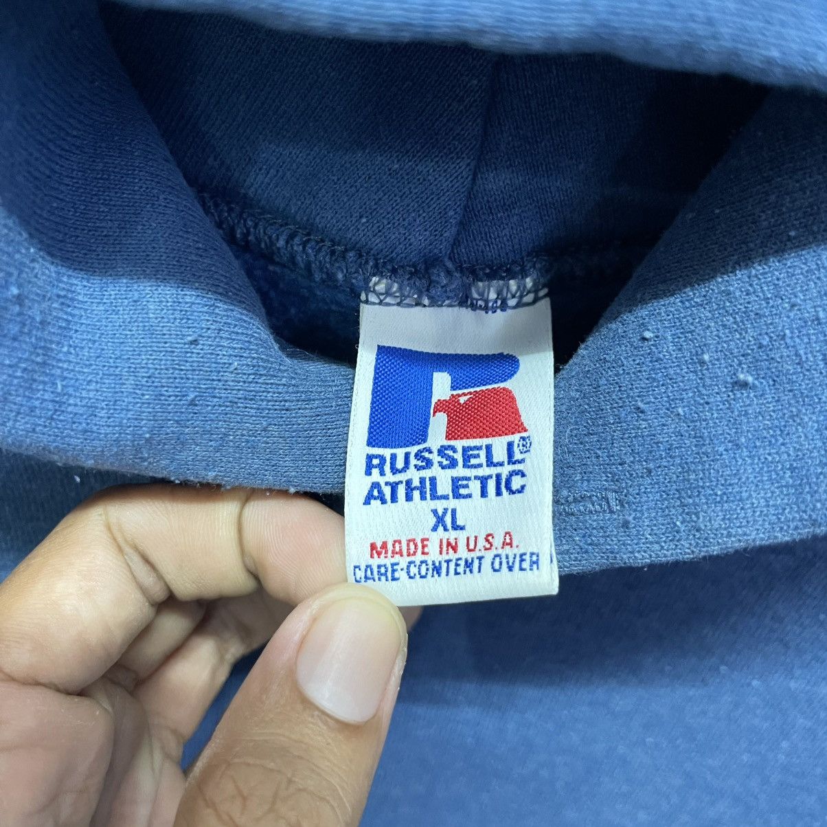 Russell Athletic Vintage Russell Athletic Blank Hoodie – Made in USA – XL Size US XL / EU 56 / 4 - 7 Thumbnail