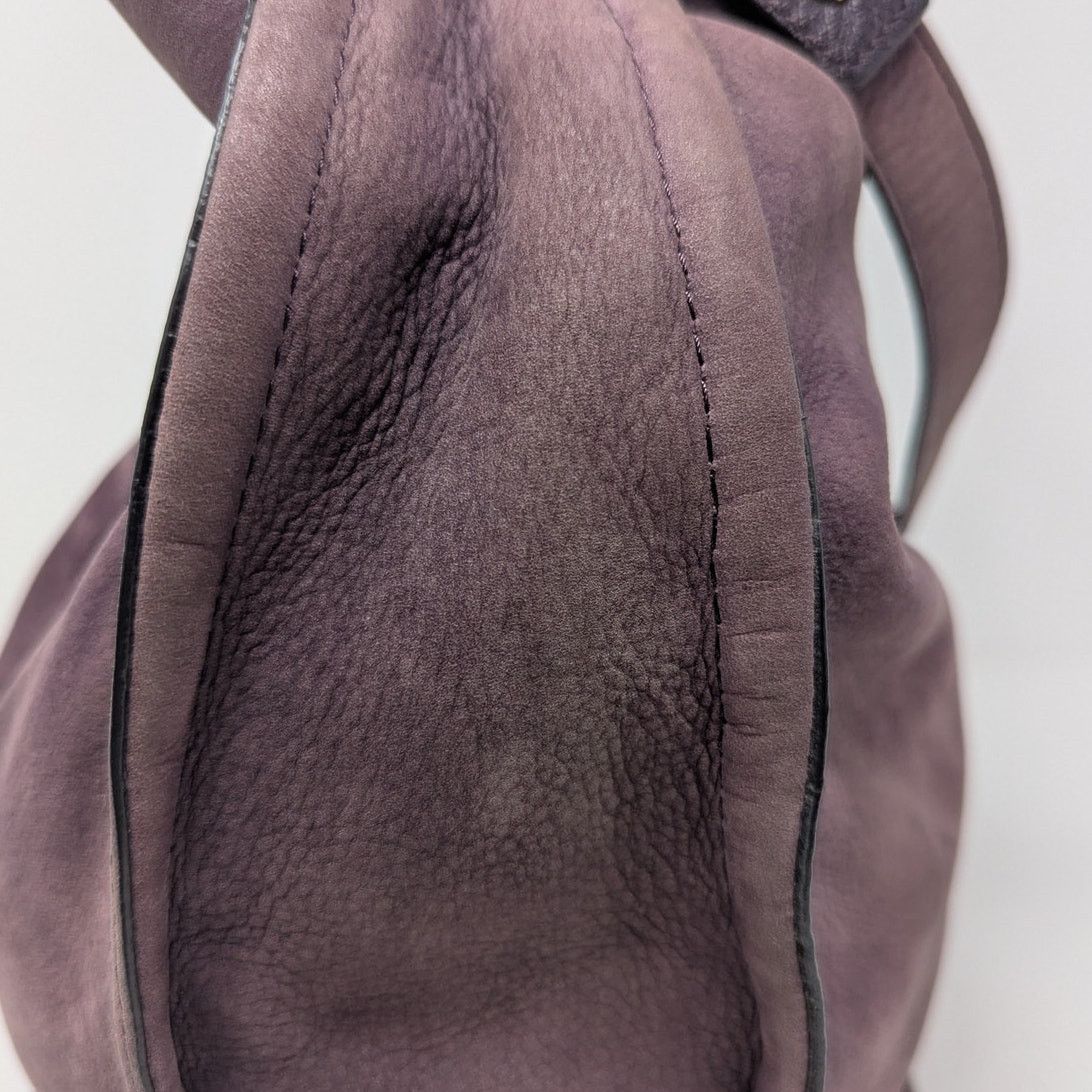 Rebecca Minkoff Rebecca Minkoff Suede Leather Shoulder Bucket Bag Purple Size ONE SIZE - 8 Thumbnail