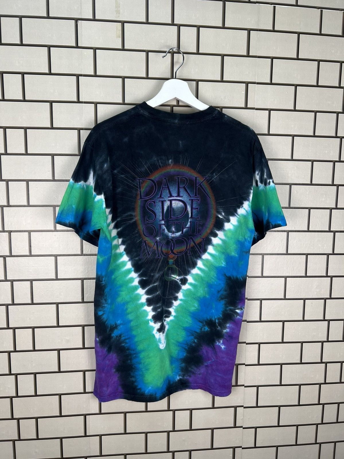 Band Tees Pink Floyd Dark Side Of The Moon By Liqiud Blue Tie Dye Tee Size US M / EU 48-50 / 2 - 6 Thumbnail