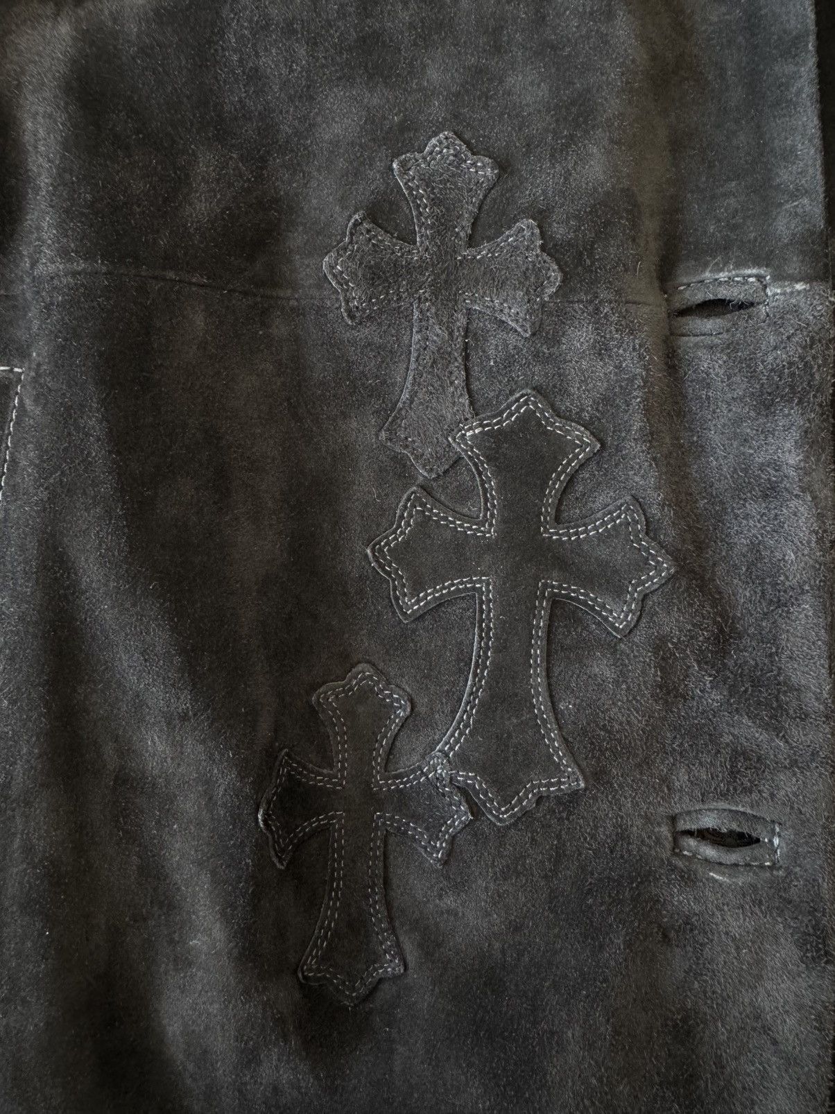 Chrome Hearts CHROME HEARTS Black 1 of 1 Mult patch Leather Coat Size US L / EU 52-54 / 3 - 3 Thumbnail