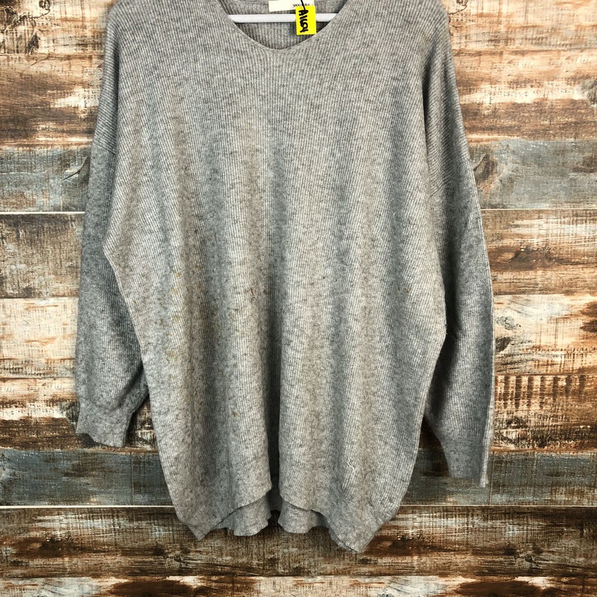Homespun Knitwear Shoo La Rue Grey baggie Knitwear #A1654 Size US M / EU 48-50 / 2 - 3 Thumbnail