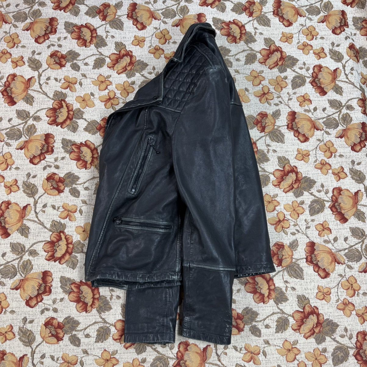 Allsaints × Yves Saint Laurent All Saints Lamb Leather Cargo Biker Jacket Avant Garde Japan Size US XS / EU 42 / 0 - 15 Thumbnail