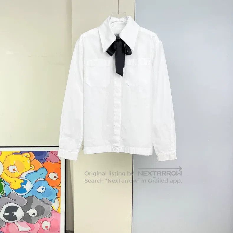 Chanel Chanel 17P black bock tie white shirt Size S / US 4 / IT 40 - 1 Thumbnail