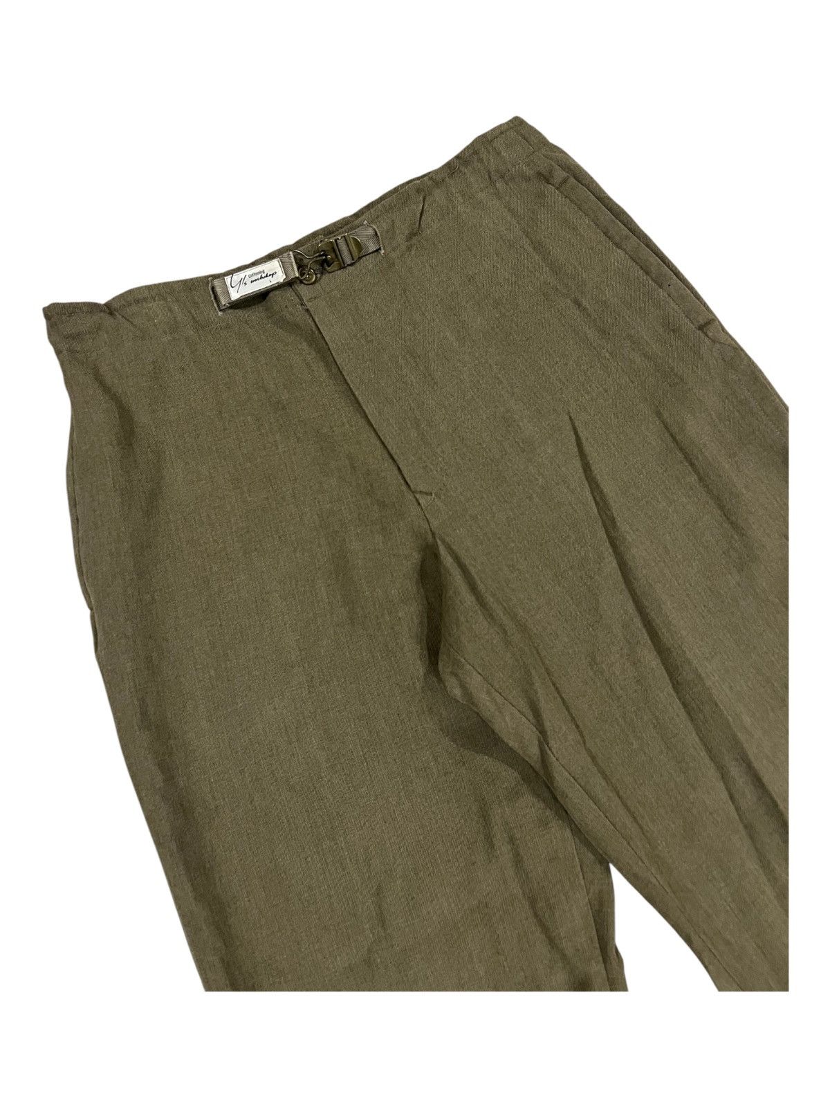 Yohji Yamamoto ARCIEVE 1980s Yohji Yamamoto Workshop Hook J-Cut Wool Pants Size US 32 / EU 48 - 3 Thumbnail
