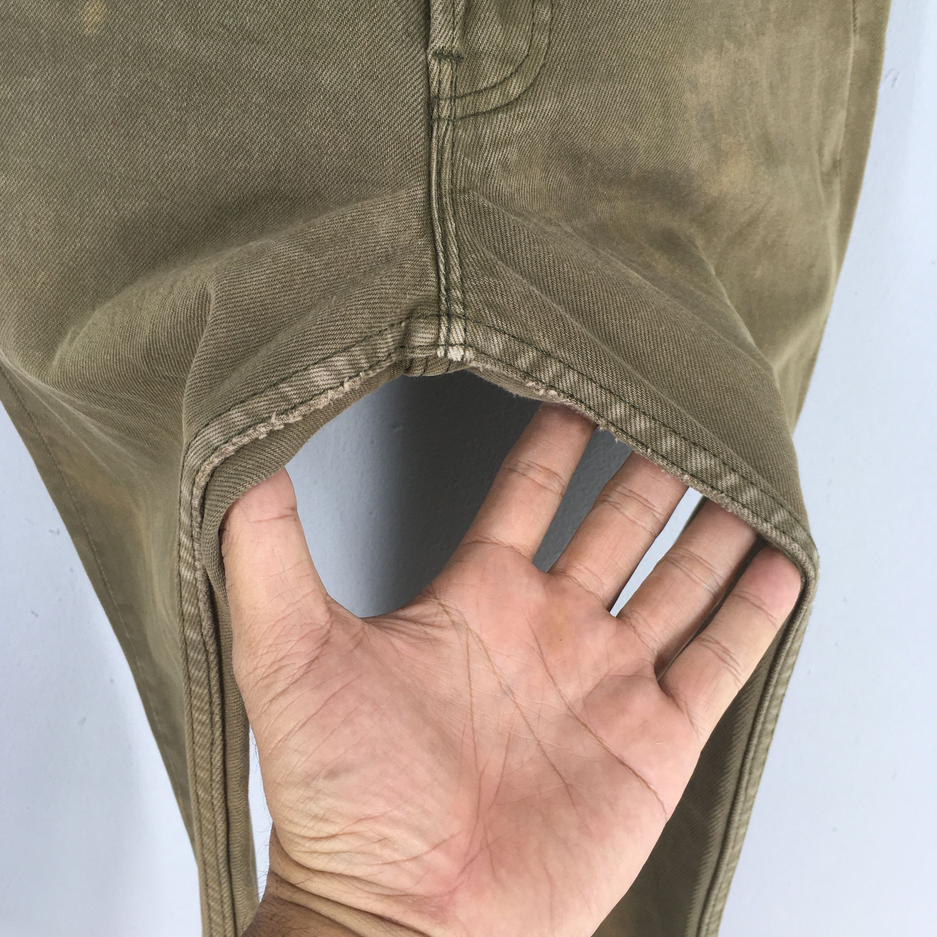 Levi's Size 29x30.5 Vintage 90s Levi's 501 Straight Cut Jeans S1512 Size US 29 - 5 Thumbnail