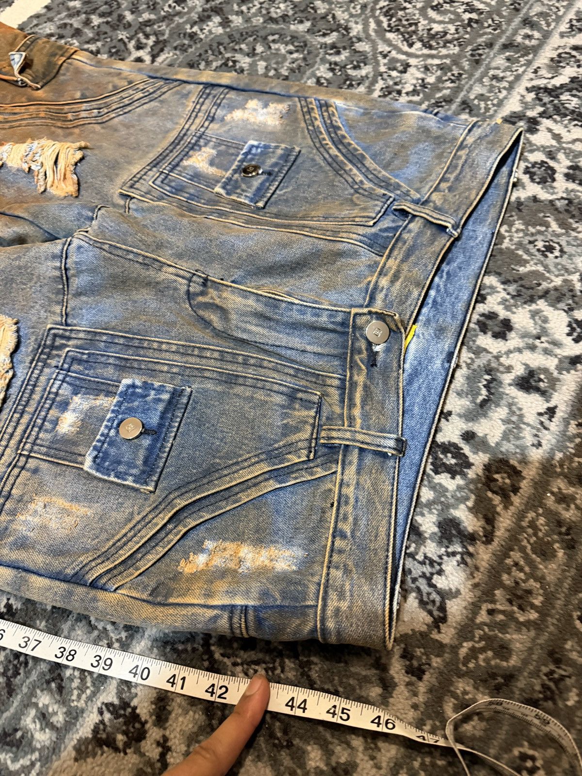 Ryan Knew Ryan Knew denim blue orange Size US 32 / EU 48 - 2 Thumbnail
