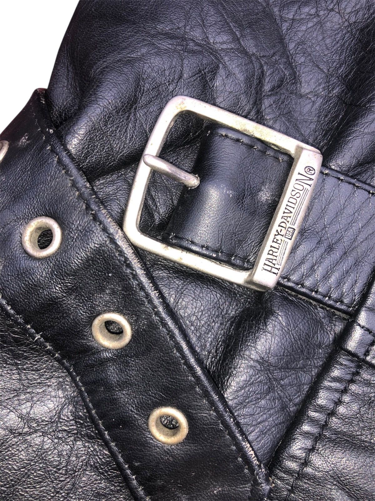Harley Davidson × Vintage VINTAGE LEATHER JACKET HARLEY-DAVISON Size US L / EU 52-54 / 3 - 14 Thumbnail
