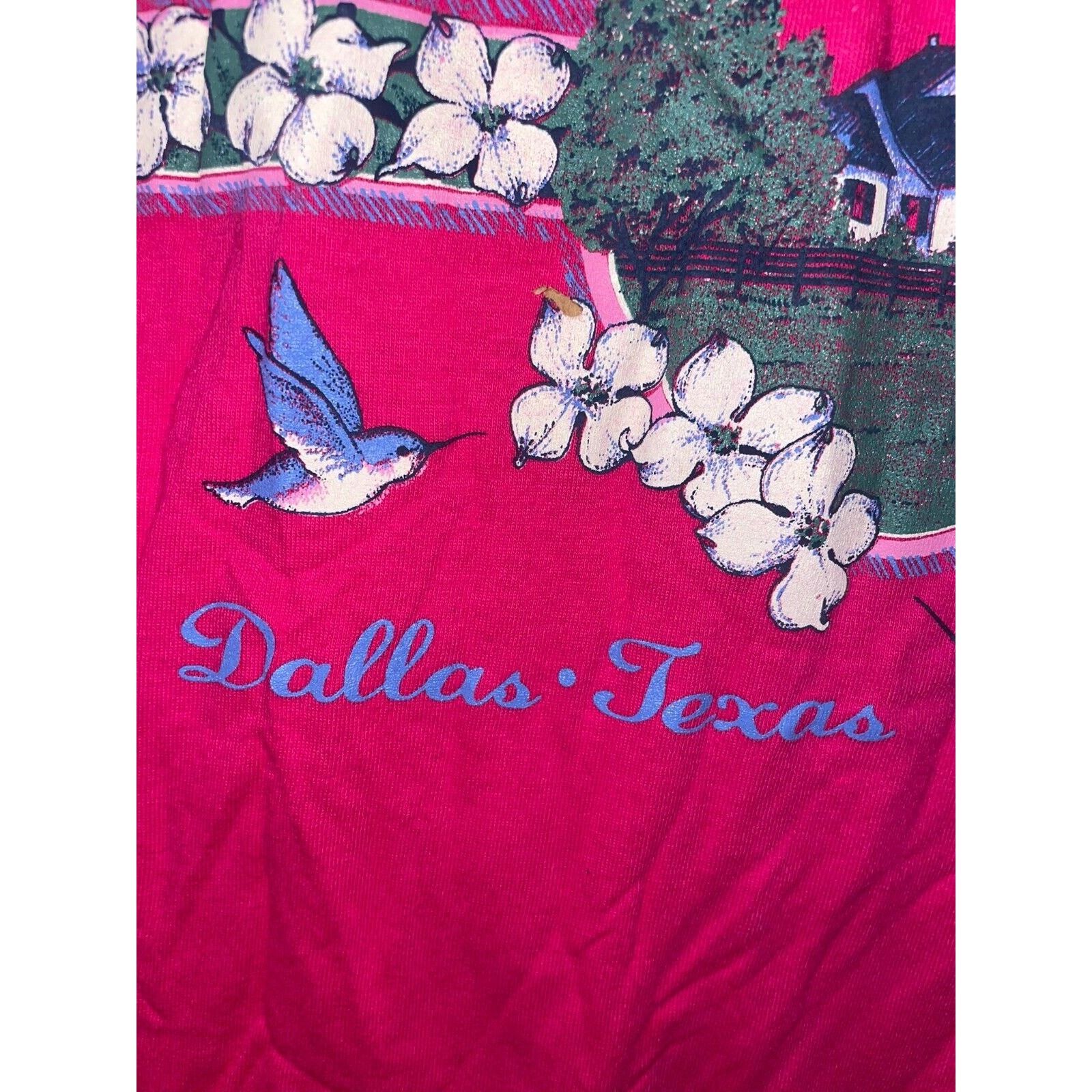 Jerzees Vintage Southfork Ranch Shirt Dallas TX Texas Tee VTG 90s Size US S / EU 44-46 / 1 - 5 Thumbnail