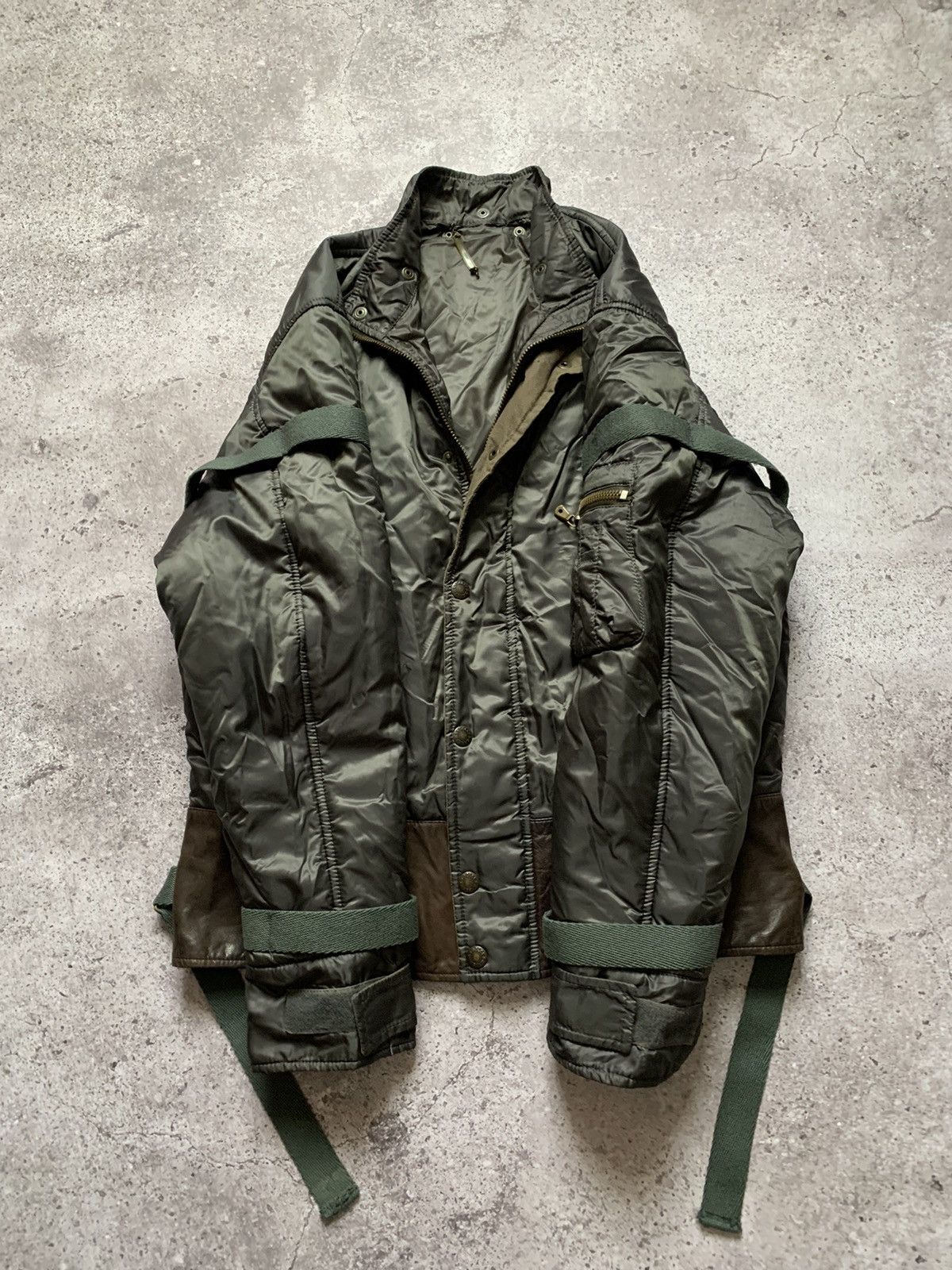 Dolce & Gabbana Dolce & Gabbana Goat Leather Bondage Parachute Blouson Size US M / EU 48-50 / 2 - 8 Thumbnail