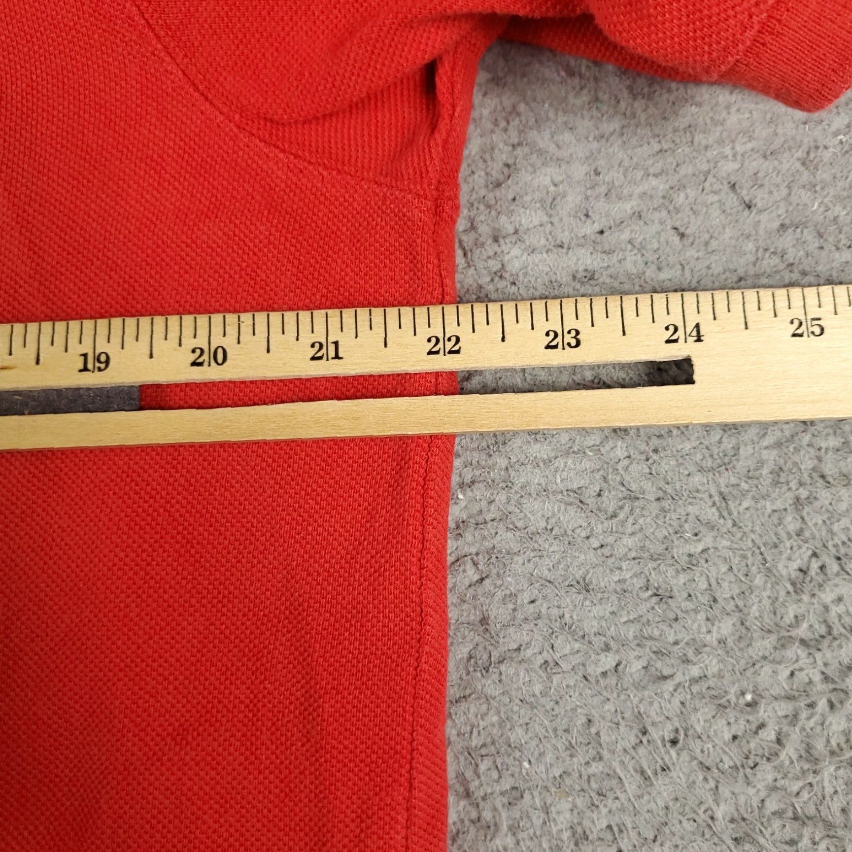 Ralph Lauren VINTAGE Ralph Lauren Polo Shirt Mens XL Red Solid Short Sleeve Polo, Button-Front, Classic American Style, Casual Wear, Men’s XL Size US XL / EU 56 / 4 - 5 Thumbnail