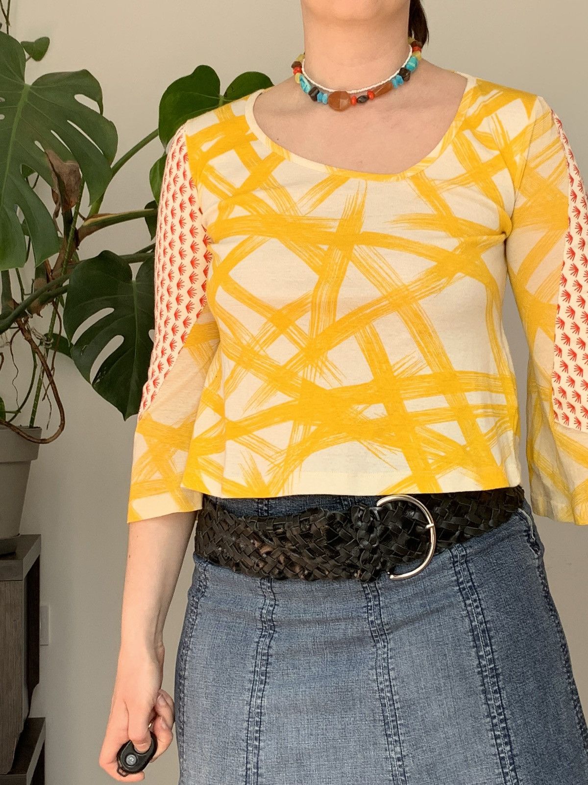 Custo Barcelona Custo Barcelona Patchwork Print Top Funk - Size L Size L / US 10 / IT 46 - 11 Thumbnail