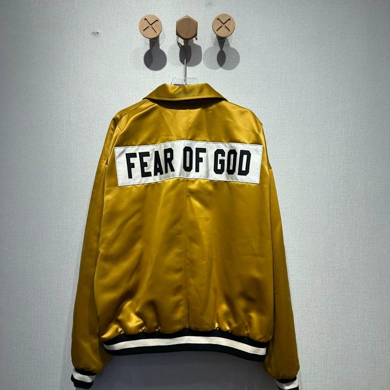 Fear of God Fear of God Silk gold jacket Size US L / EU 52-54 / 3 - 2 Thumbnail