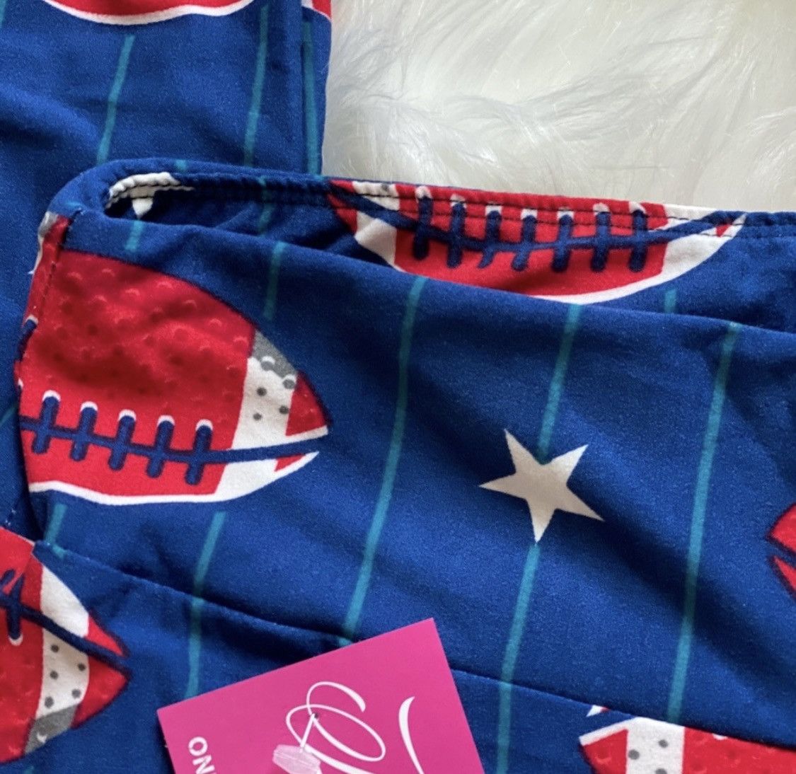 Other FOOTBALL PRINT MID RISE LEGGINGS OS Size 24" / US 00 / IT 34 - 3 Thumbnail