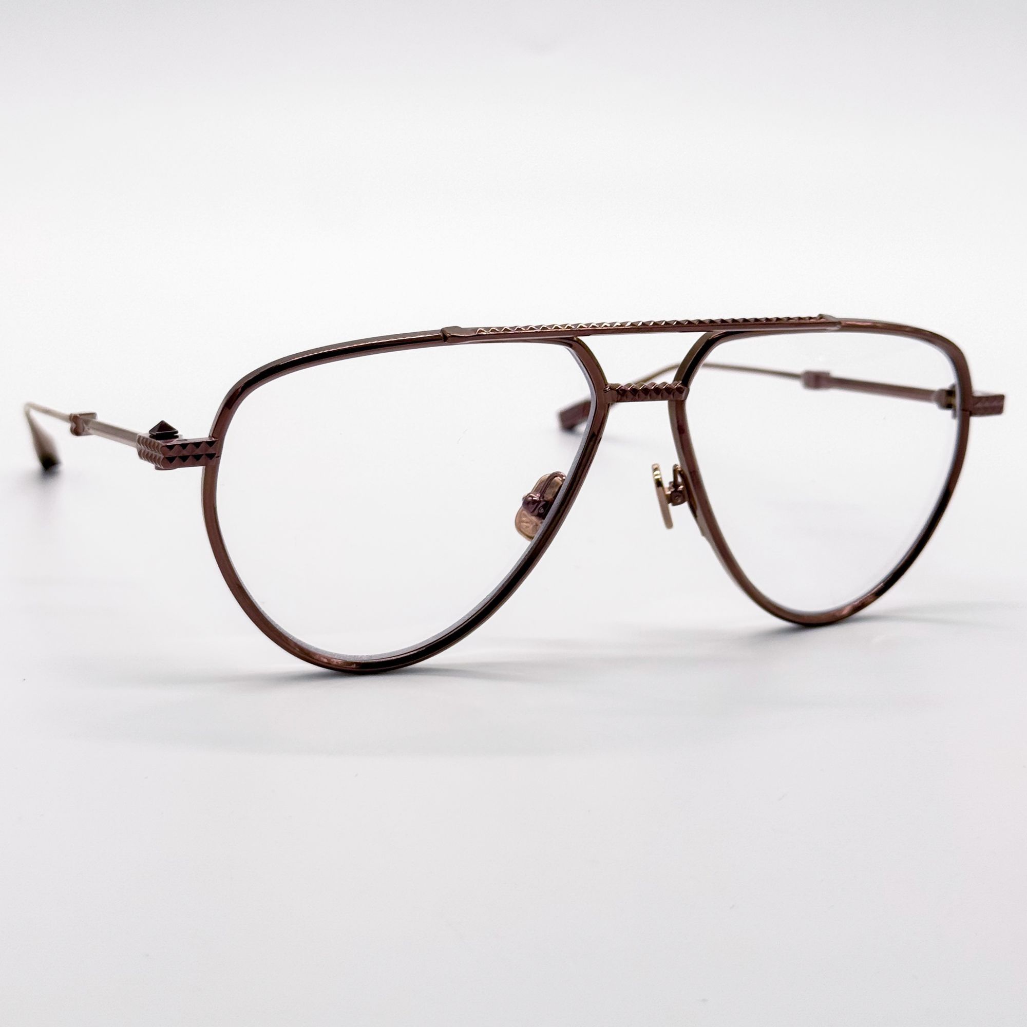 Valentino NEW VALENTINO V-STUD-II VLX-133C EYEGLASSES AVIATOR UNISEX G Size ONE SIZE - 4 Thumbnail
