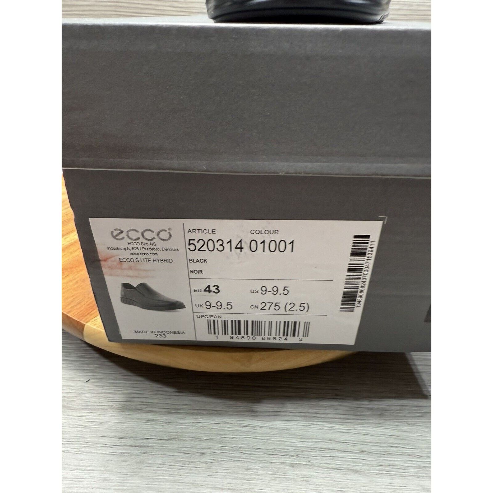 Ecco Man's Loafers ECCO S Lite Hybrid Apron Toe Slip-On Us 9 -9.5 Size US 9 / EU 42 - 9 Thumbnail
