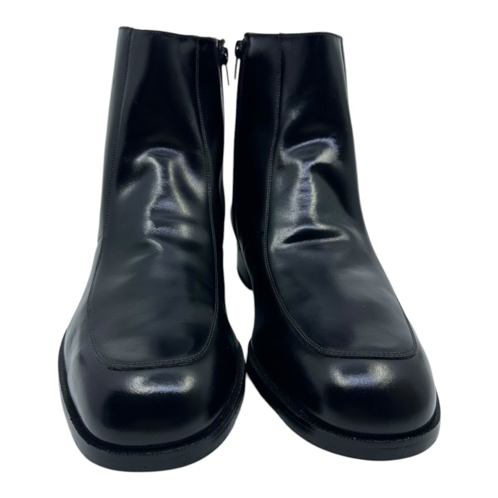 Florsheim Florsheim Size 12 Black Leather Boots Made in India Zip-Up S Size US 12 / EU 45 - 3 Thumbnail