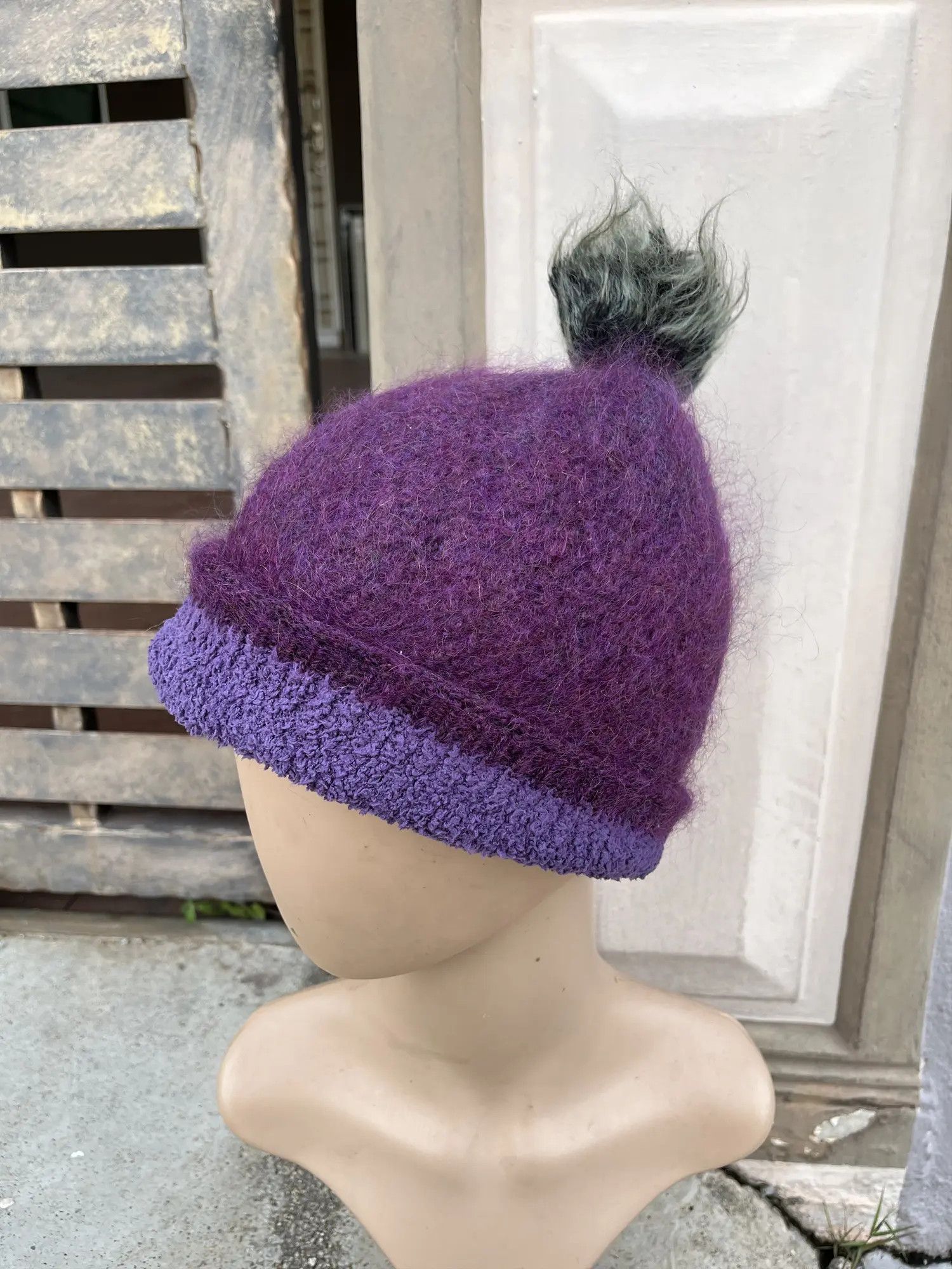 CA4LA Ca4la Japan Mohair Beanie Hat Size ONE SIZE - 8 Thumbnail