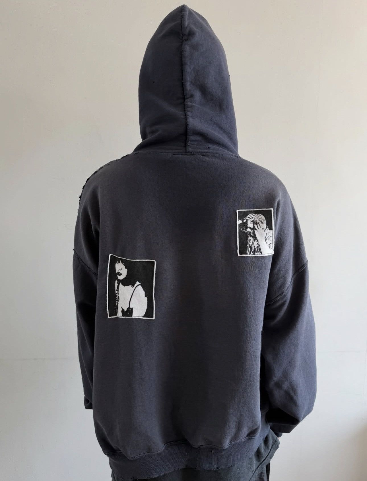 Vintage Hoodie Size US L / EU 52-54 / 3 - 3 Thumbnail