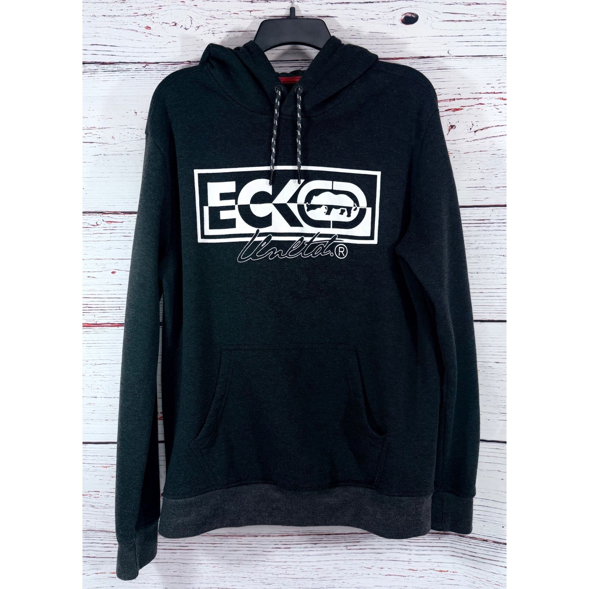 Ecko Unltd. Ecko Unltd Rhino Hoodie Sweatshirt M Black Street Wear Hip H Size US M / EU 48-50 / 2 - 7 Thumbnail