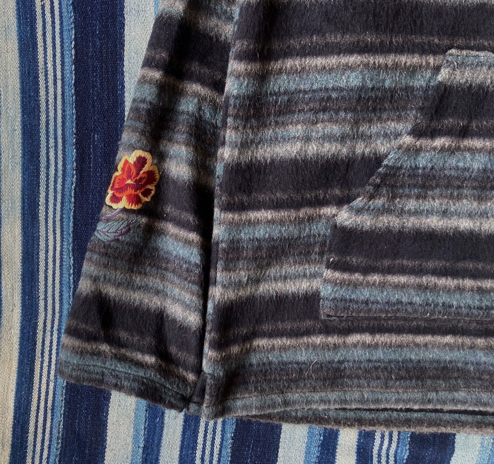 Neighborhood NEIGHBORHOOD 14AW A.K.A/WE Embroidered Wool Hoodie XL Size US XL / EU 56 / 4 - 5 Thumbnail