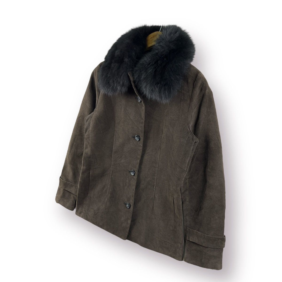 ABAHOUSE 🔥 ABAHOUSE DEVINETTE FUR COLLAR Size M / US 6-8 / IT 42-44 - 2 Thumbnail