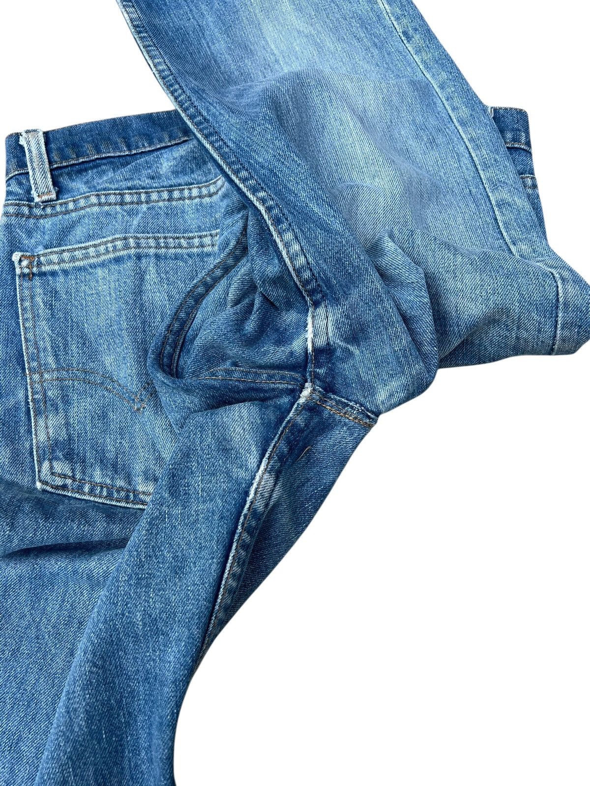 Levi's Vintage 70s Levi’s 505 Orange Tab Fade Denim Jeans Talon 42 Size US 30 / EU 46 - 21 Thumbnail