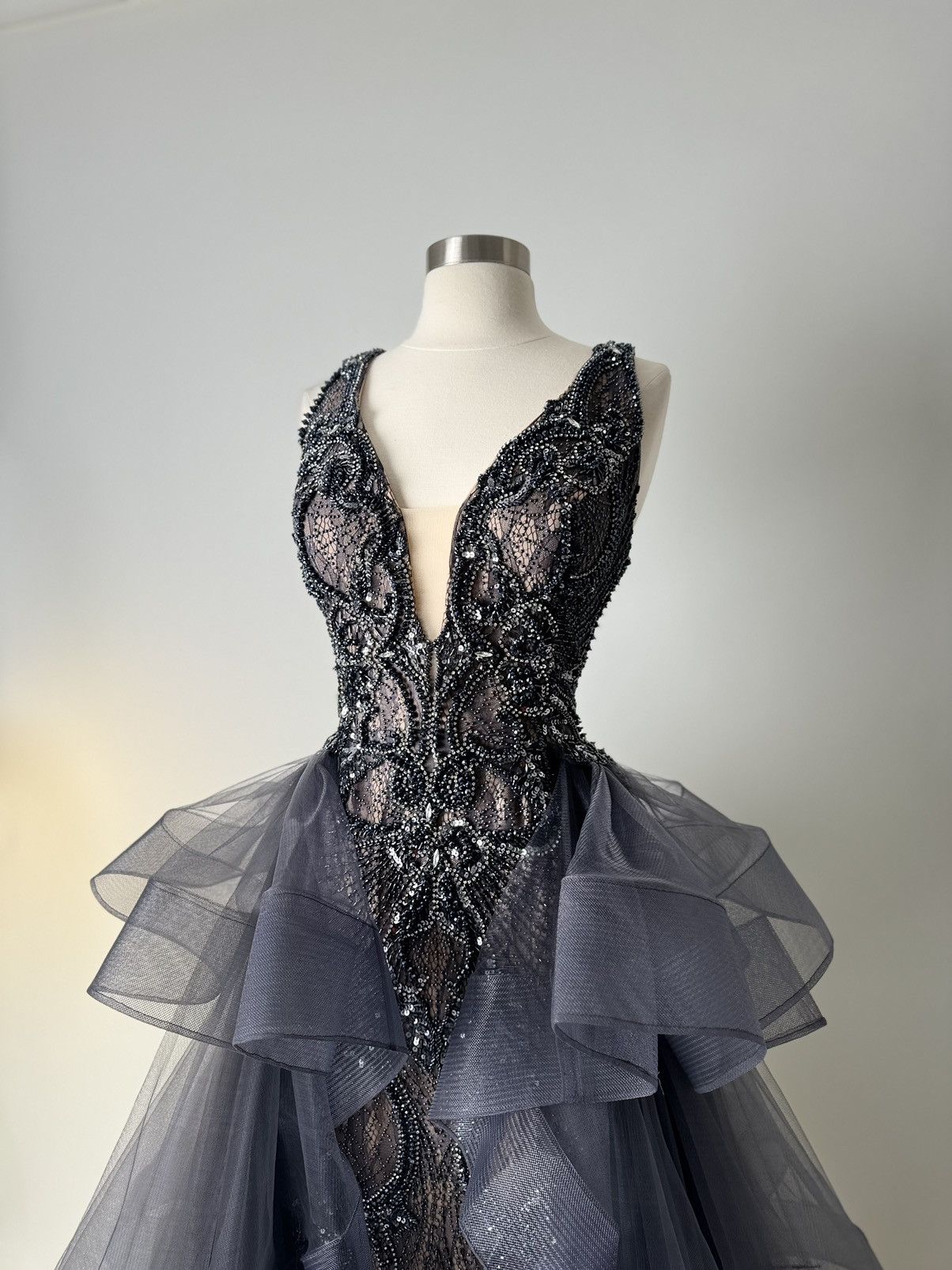 Other Brand New US 10 Jovani Maxi Evening Dress with Sequins Size L / US 10 / IT 46 - 3 Thumbnail