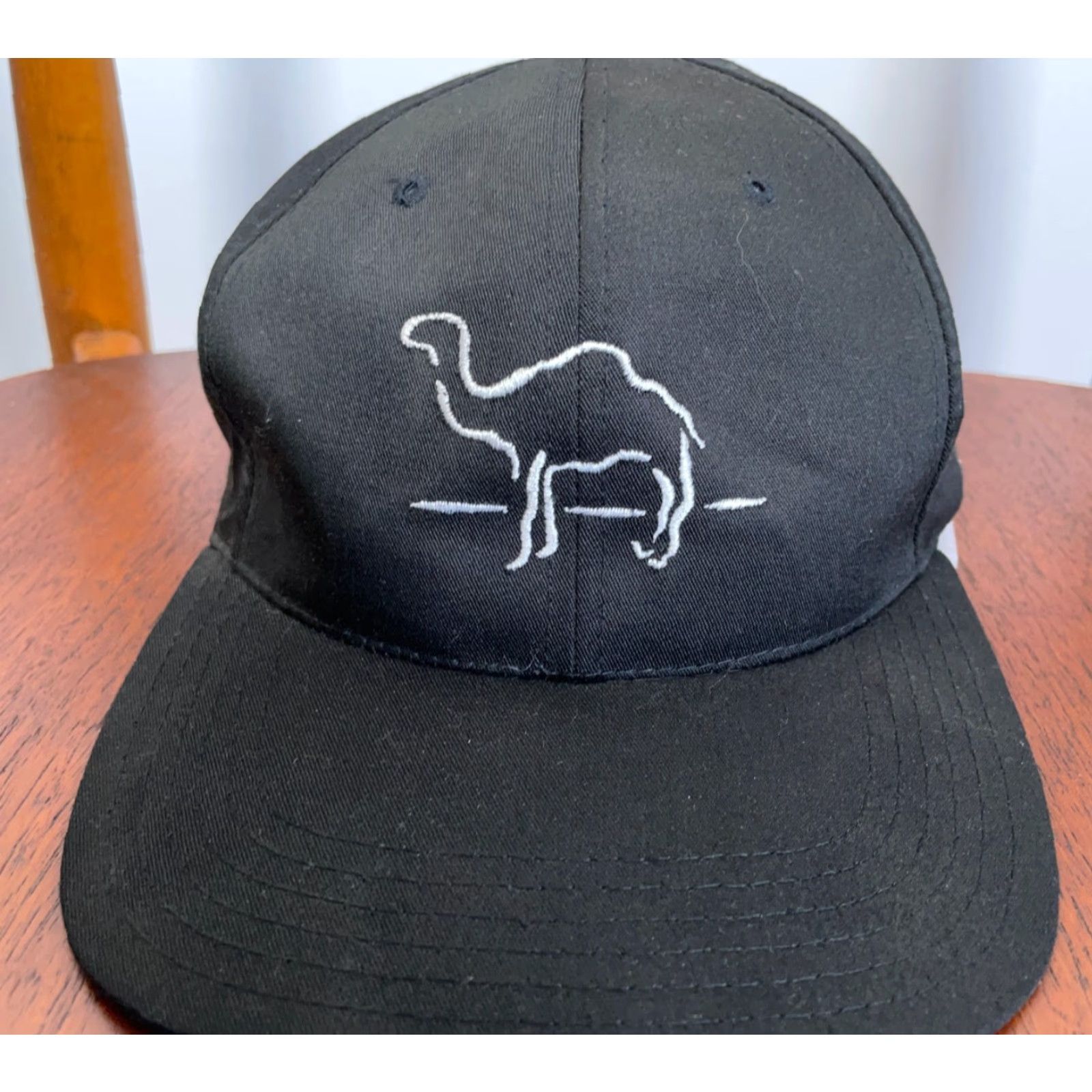 Camel VINTAGE Camel Cigarettes Snapback Hat One Size Adult Black Embroidered 90s Retro Size ONE SIZE - 7 Thumbnail