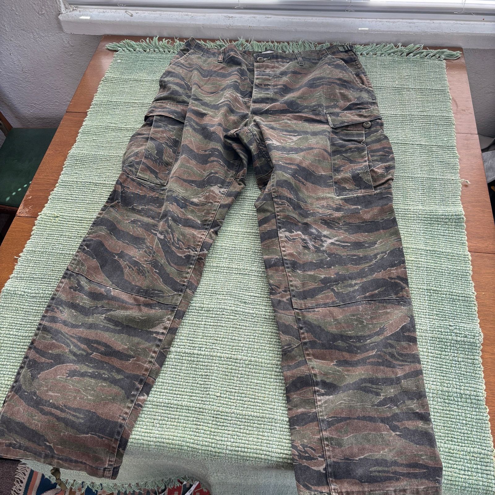 Propper × Vintage Vintage Military Tiger Stripe Cotton Pants Propper Brand L Size US 35 - 7 Thumbnail