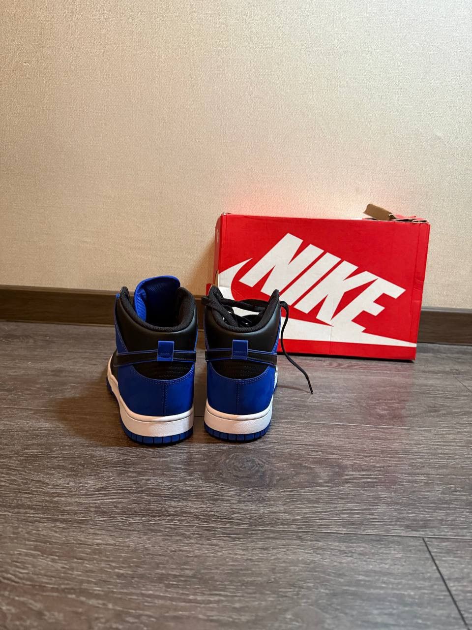 Nike Nike Dunk High Retro SE Black Royal Blue (DD3359-001) Size US 10.5 / EU 43-44 - 3 Thumbnail
