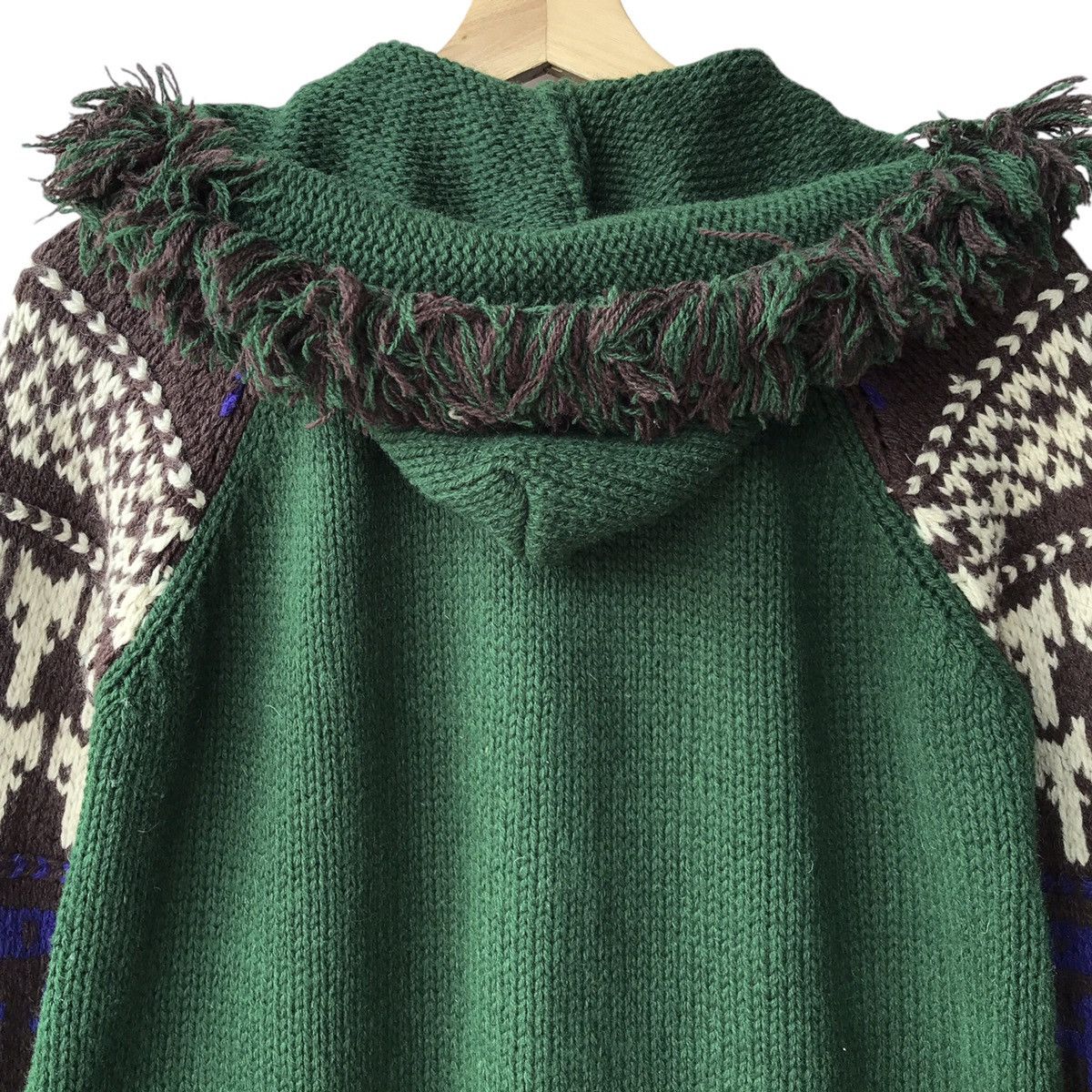 Issey Miyake × Japanese Brand × Ne-Net Ne-Net Japan Issey Miyake Design Knitted Hooded Sweater Size US M / EU 48-50 / 2 - 4 Thumbnail