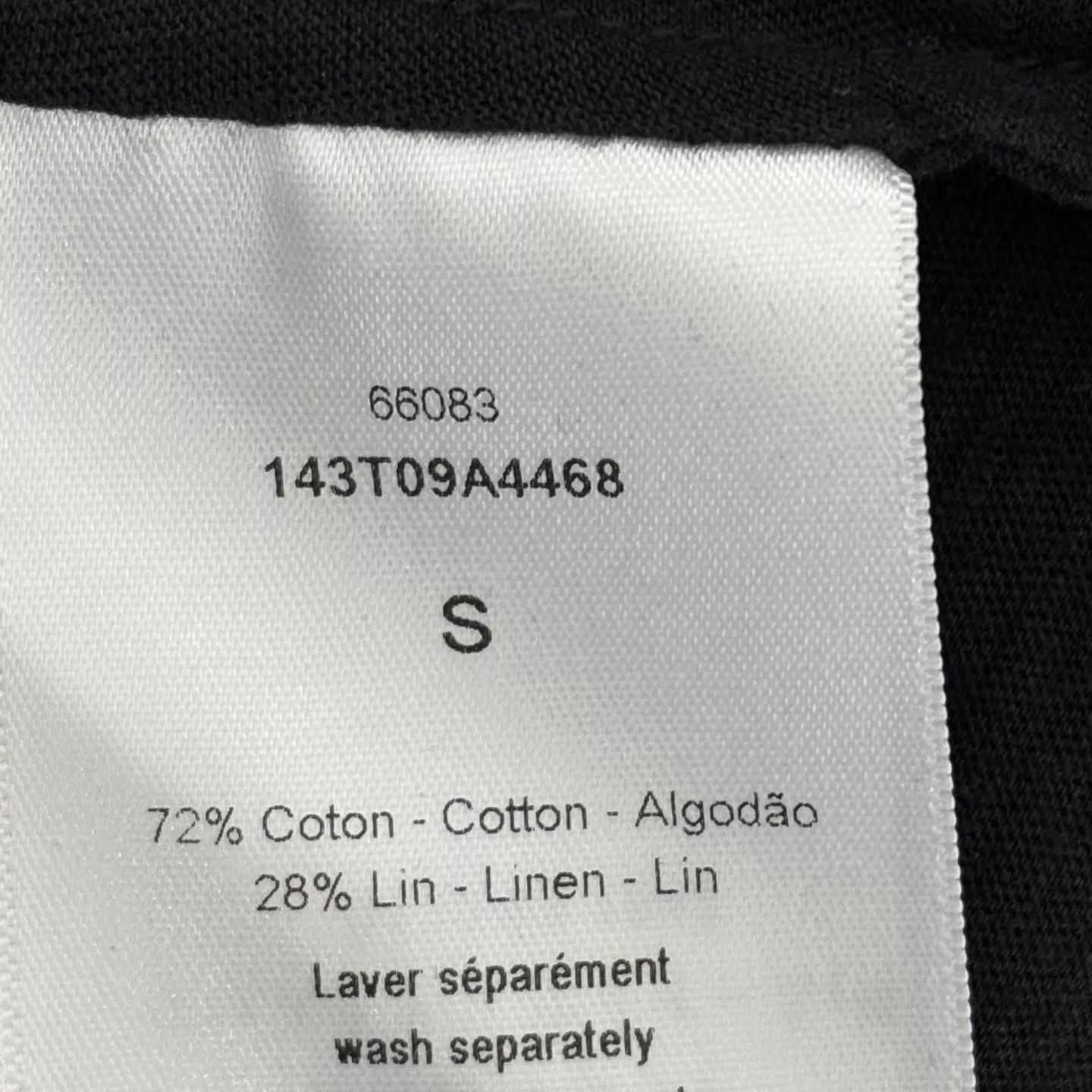 Dior Dior Black Spherical Logo Short Sleeve Tee Size S Size S / US 4 / IT 40 - 5 Thumbnail