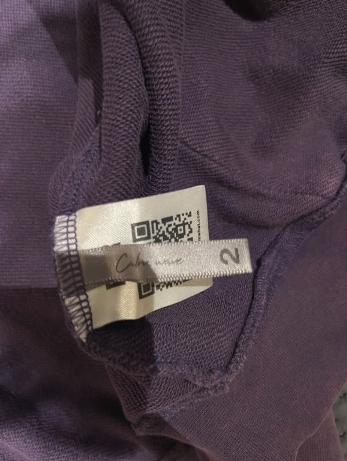 FAR FROM WHAT Farfromwhat washed purple/pink zipped hoodie Size US M / EU 48-50 / 2 - 4 Thumbnail