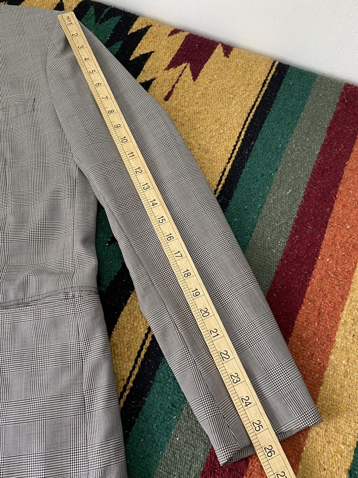 Dior Dior Homme Wool Blazer Check Pattern Tailored Italy 2010s Size 36R - 10 Thumbnail