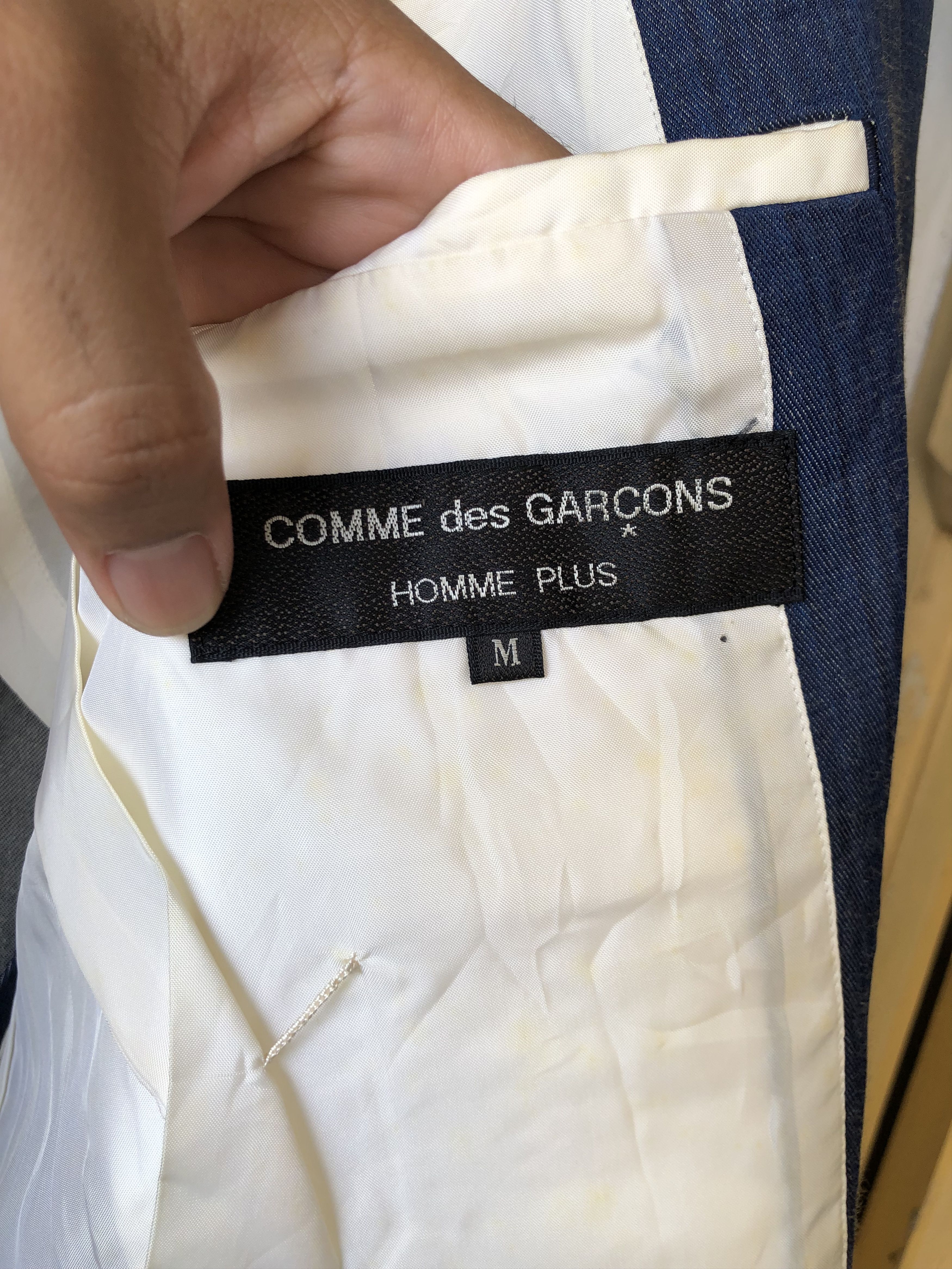 Comme des Garcons Homme Plus Comme des Garcons Amekaji Style Faded Denim Double Breasted Size US M / EU 48-50 / 2 - 17 Thumbnail