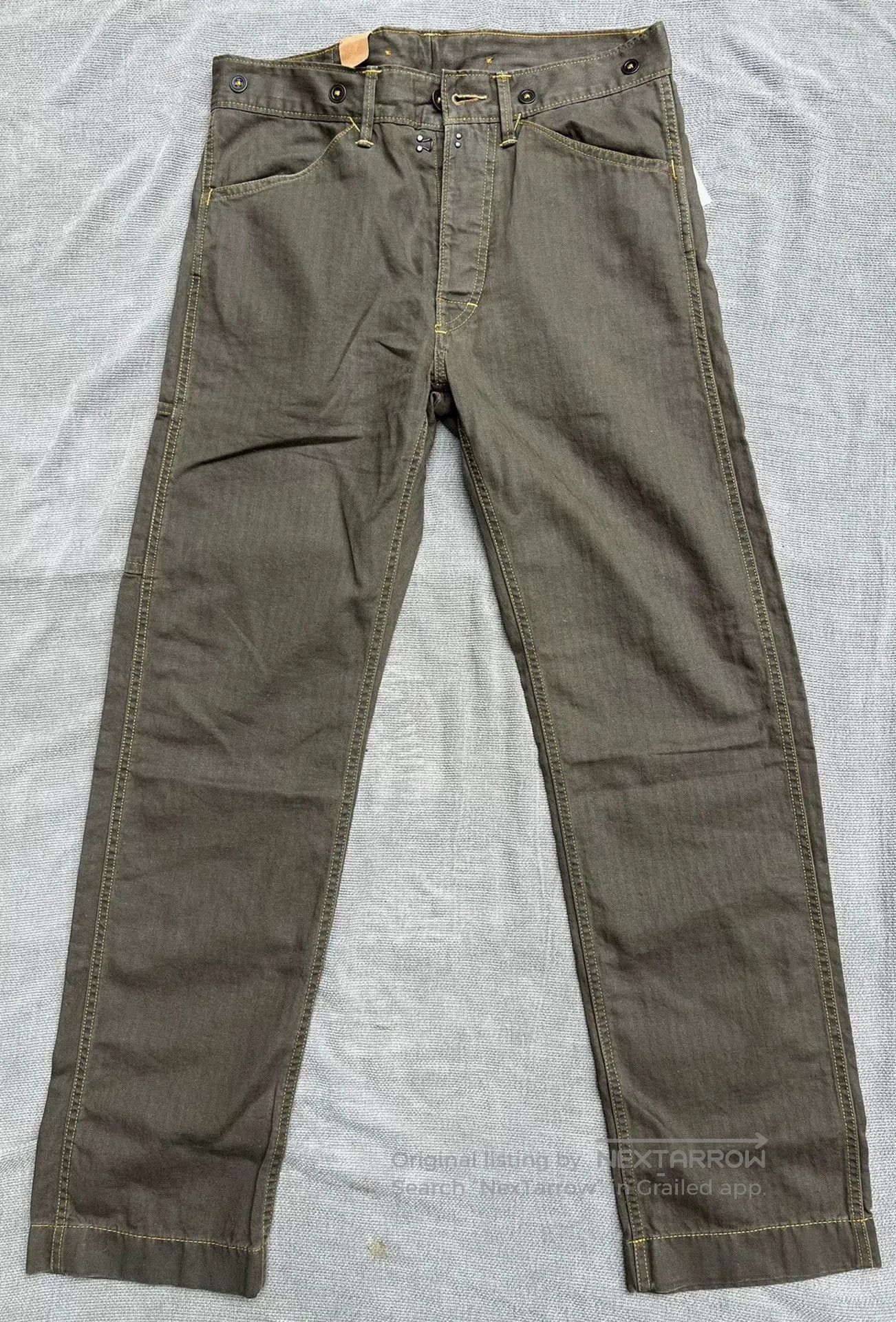 Vintage DoubleRl Herringbone Work Pants.