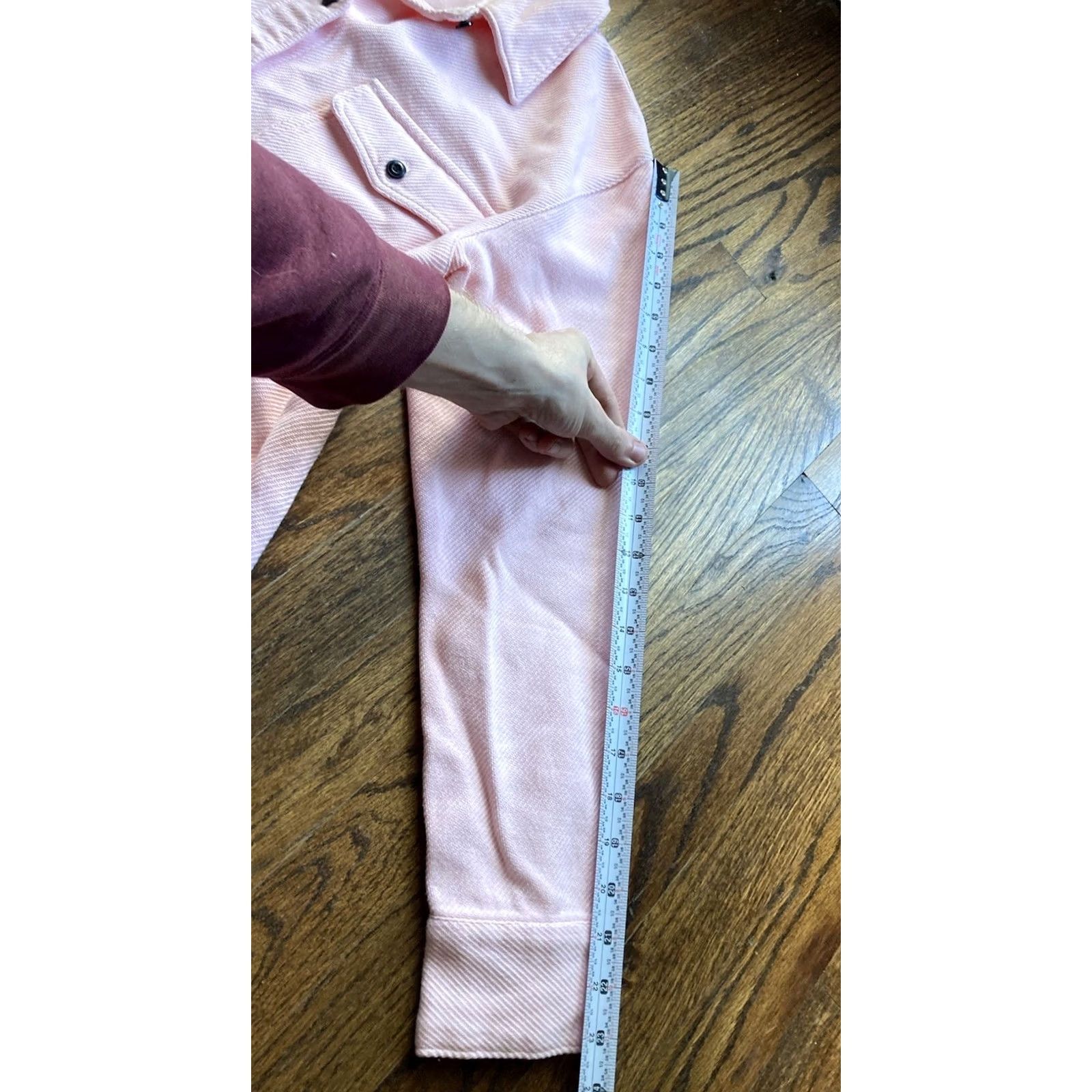 Outerknown Outerknown Shirt Dress Womens Small Pink Organic Cotton Twill Portugal Size S / US 4 / IT 40 - 5 Thumbnail