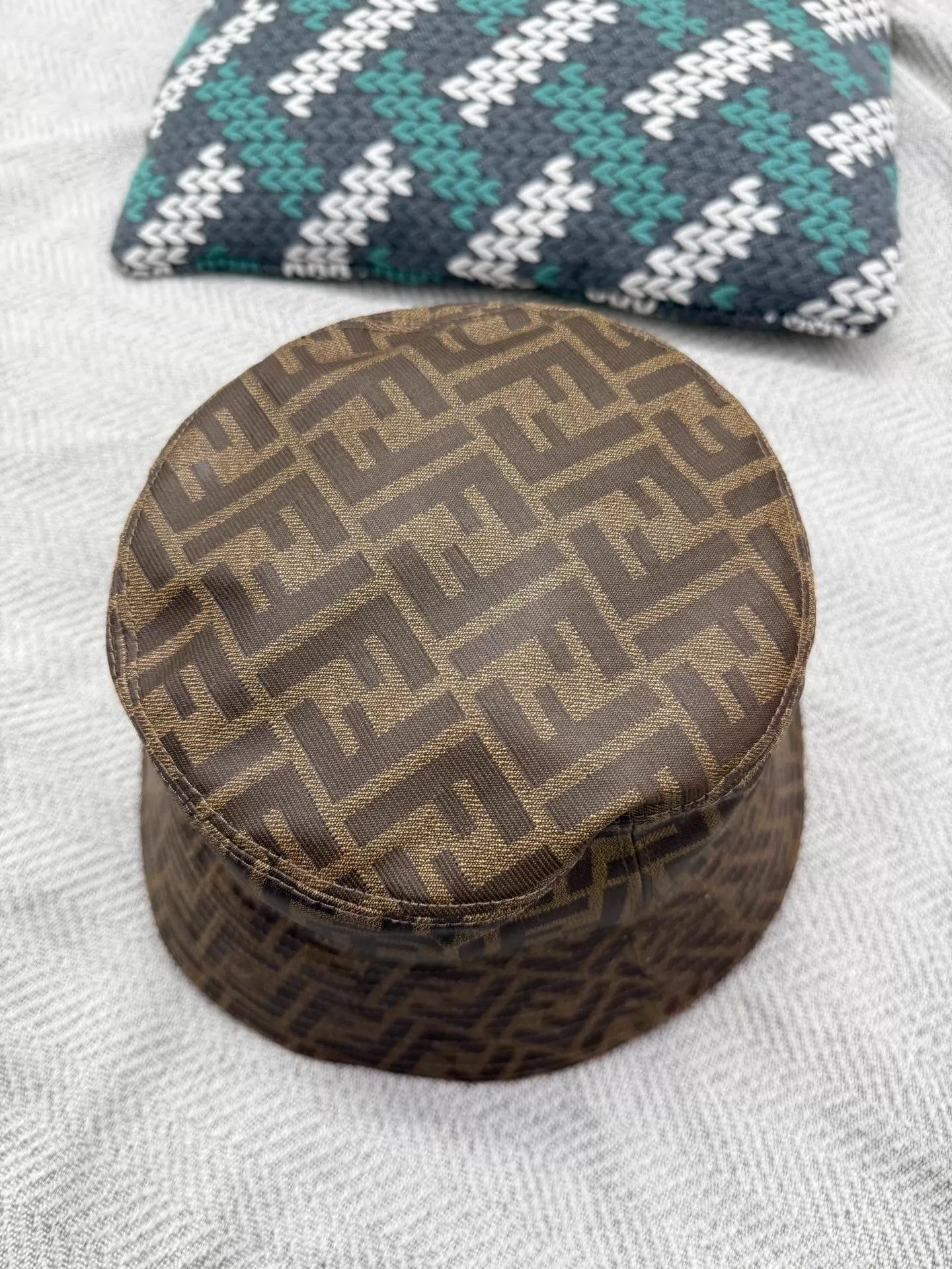 Fendi Fendi FF Monogram Fisherman Hat 59 Size ONE SIZE - 3 Thumbnail